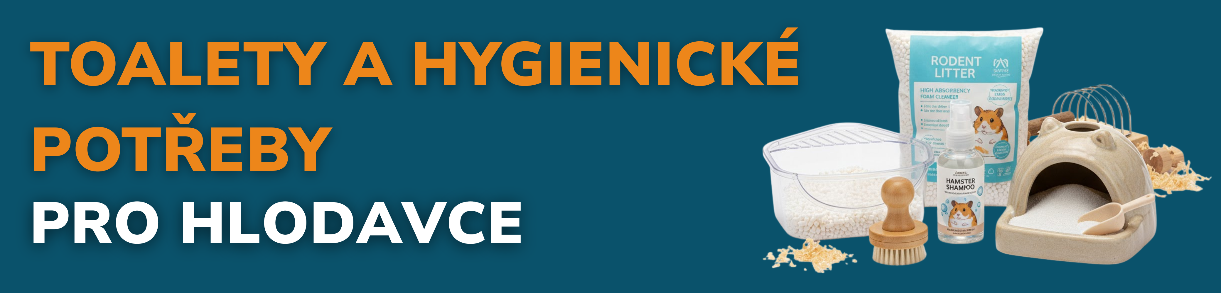 toalety a hygienicke potreby pro hlodavce